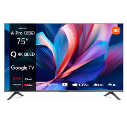 Xiaomi TV A Pro 75″ (2026) Black | 4K Ultra HD Smart TV with Dolby Atmos